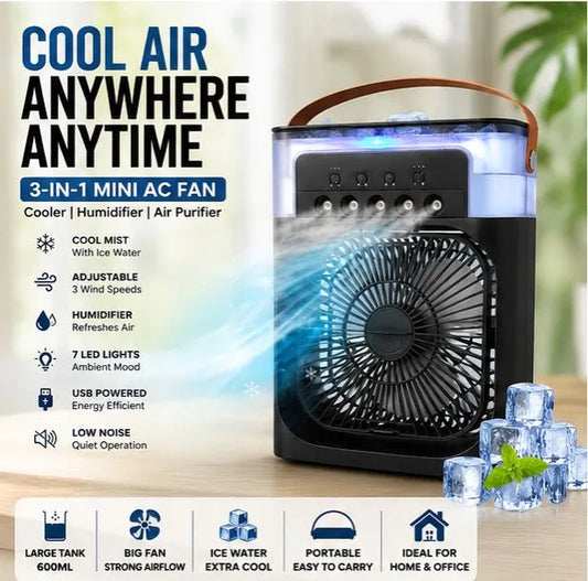 Mini Portable 3-in-1 Air Cooler