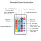16 Colors Remote Control 3D Moon Lamp