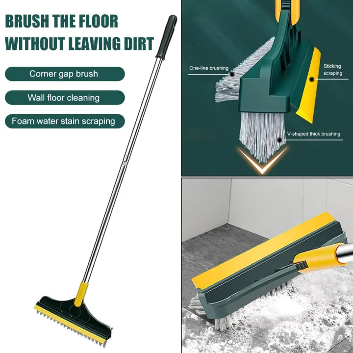 3 in 1 Floor Scrub Brush with Long Handle