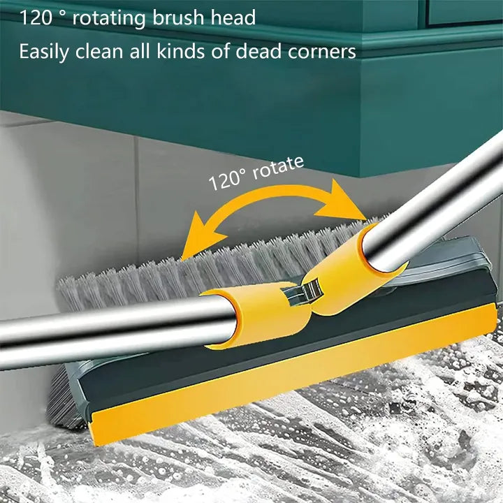 3 in 1 Floor Scrub Brush with Long Handle