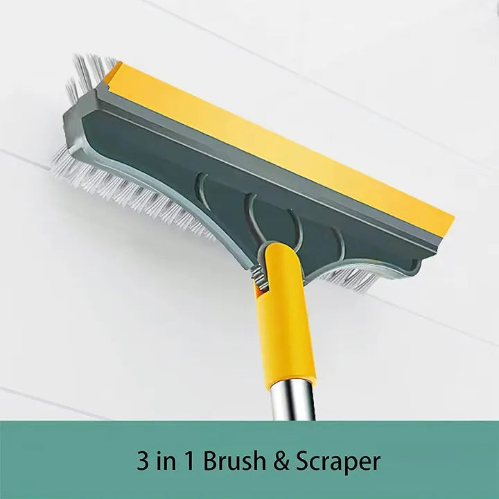 3 in 1 Floor Scrub Brush with Long Handle