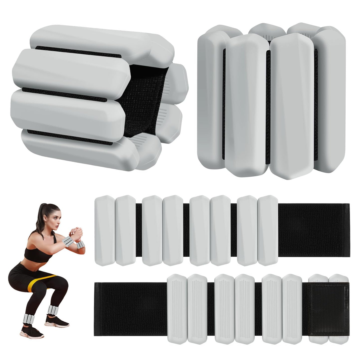 Wrist Weights Set of 2(1Lbs Each)