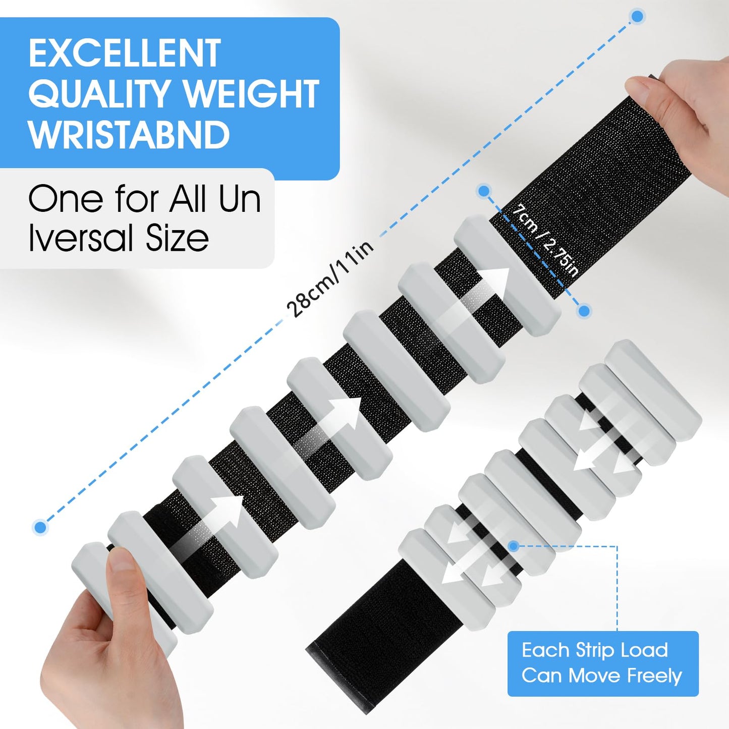 Wrist Weights Set of 2(1Lbs Each)