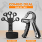 2-in-1 Adjustable Hand Grip & Finger Strengthener