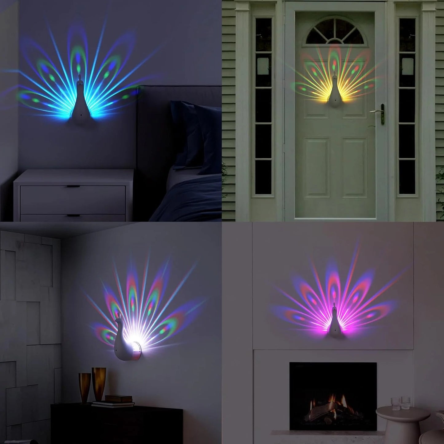Colors Atmosphere Peacock Night Lights