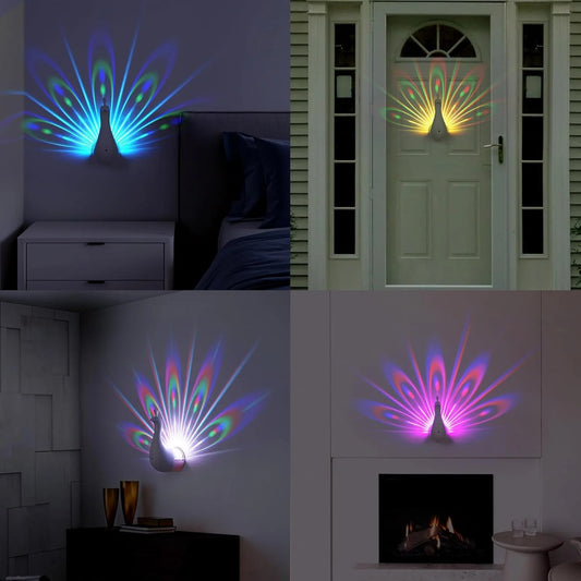 Colors Atmosphere Peacock Night Lights