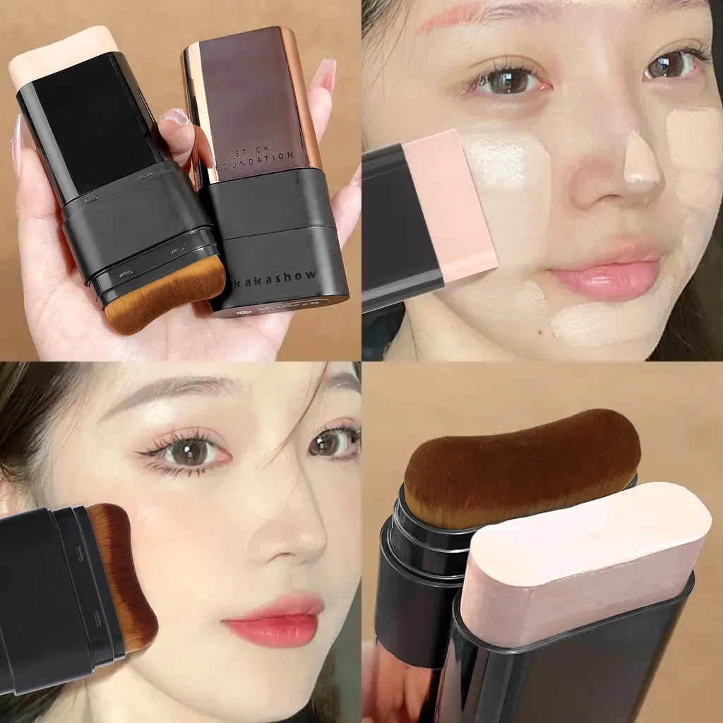 Stick Foundation with Built-in Brush