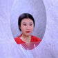 Oval Acrylic Mirror Wall Sticker