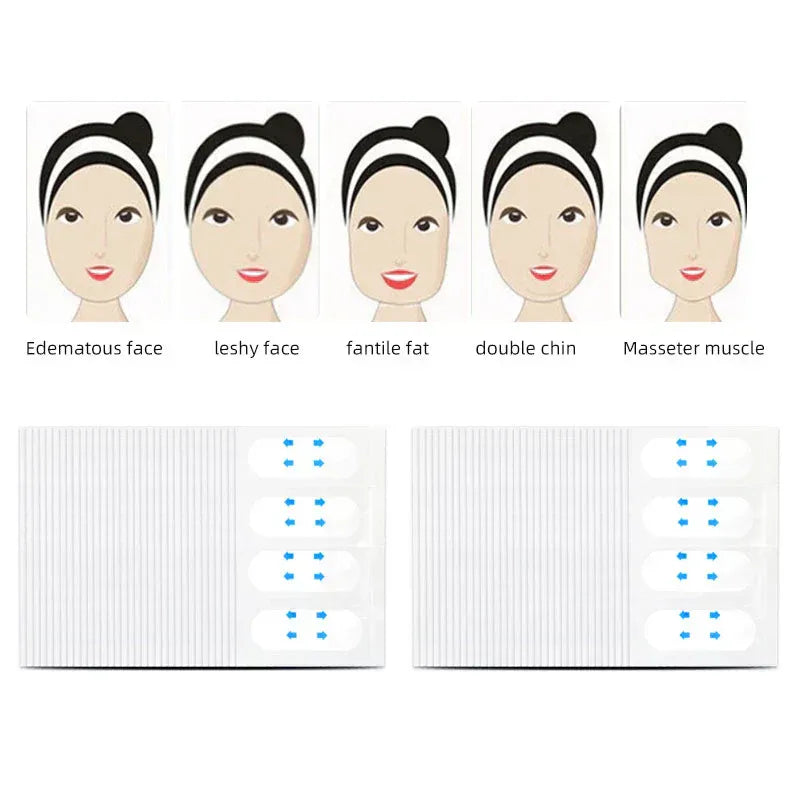 Invisible Face Lifting Tapes - Pack of 40 Pcs