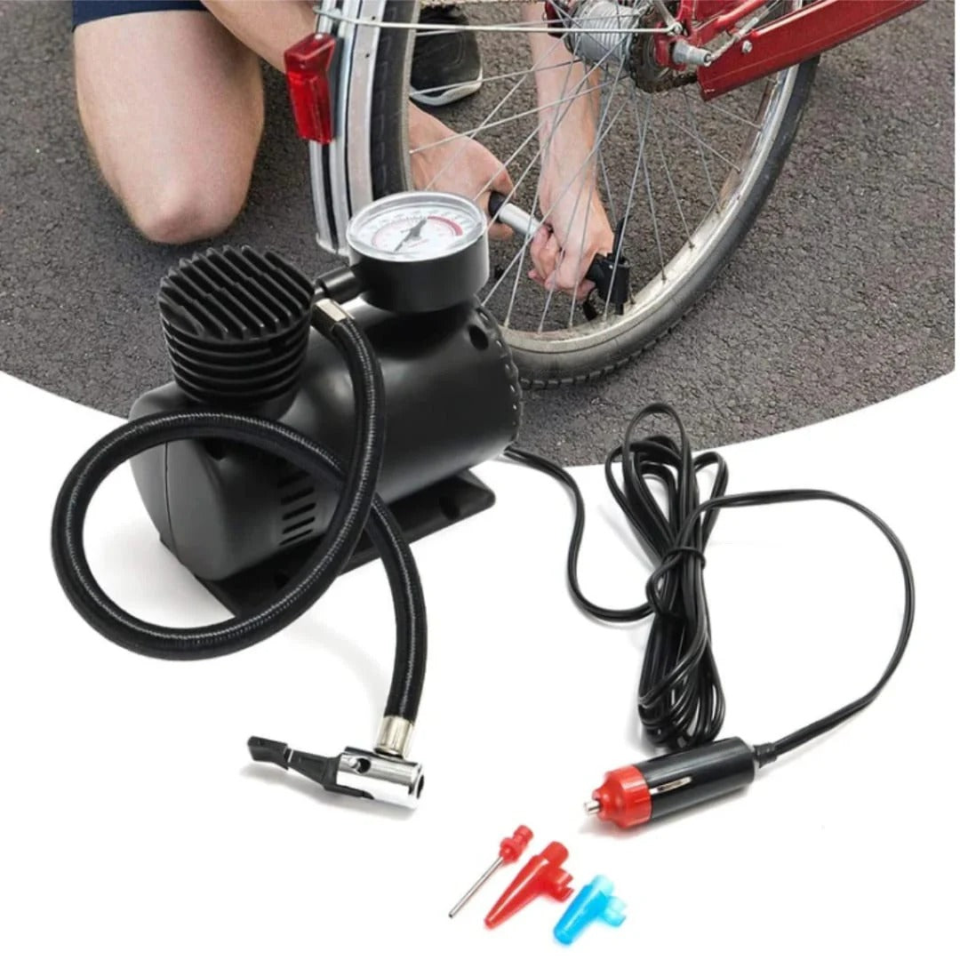 Portable Mini 12V DC Electric Air Compressor – Car Tire Inflator Pump