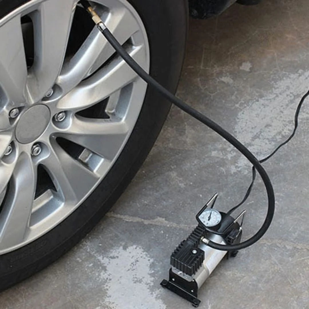 Portable Mini 12V DC Electric Air Compressor – Car Tire Inflator Pump