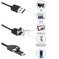 3-in-1 USB Endoscope Inspection Camera – Android, iPhone & PC Compatible | HD Borescope with LED Light