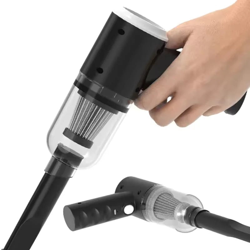 Portable Cordless Handheld Vacuum Cleaner – 6000PA USB Rechargeable Car & Home Cleaner with Dual Nozzles