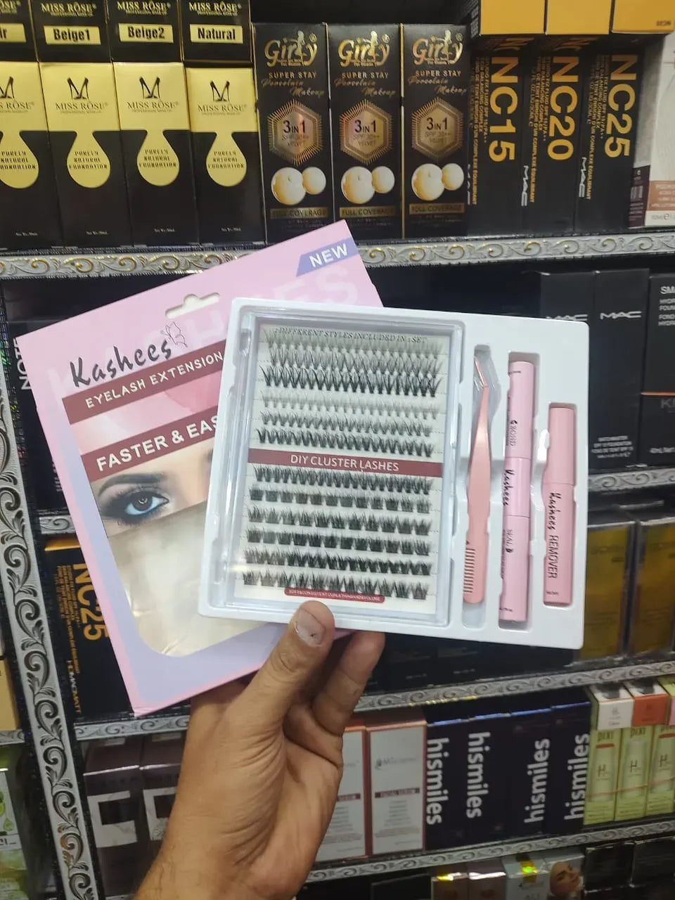 Kashee's permanent Eyelash Extension Set