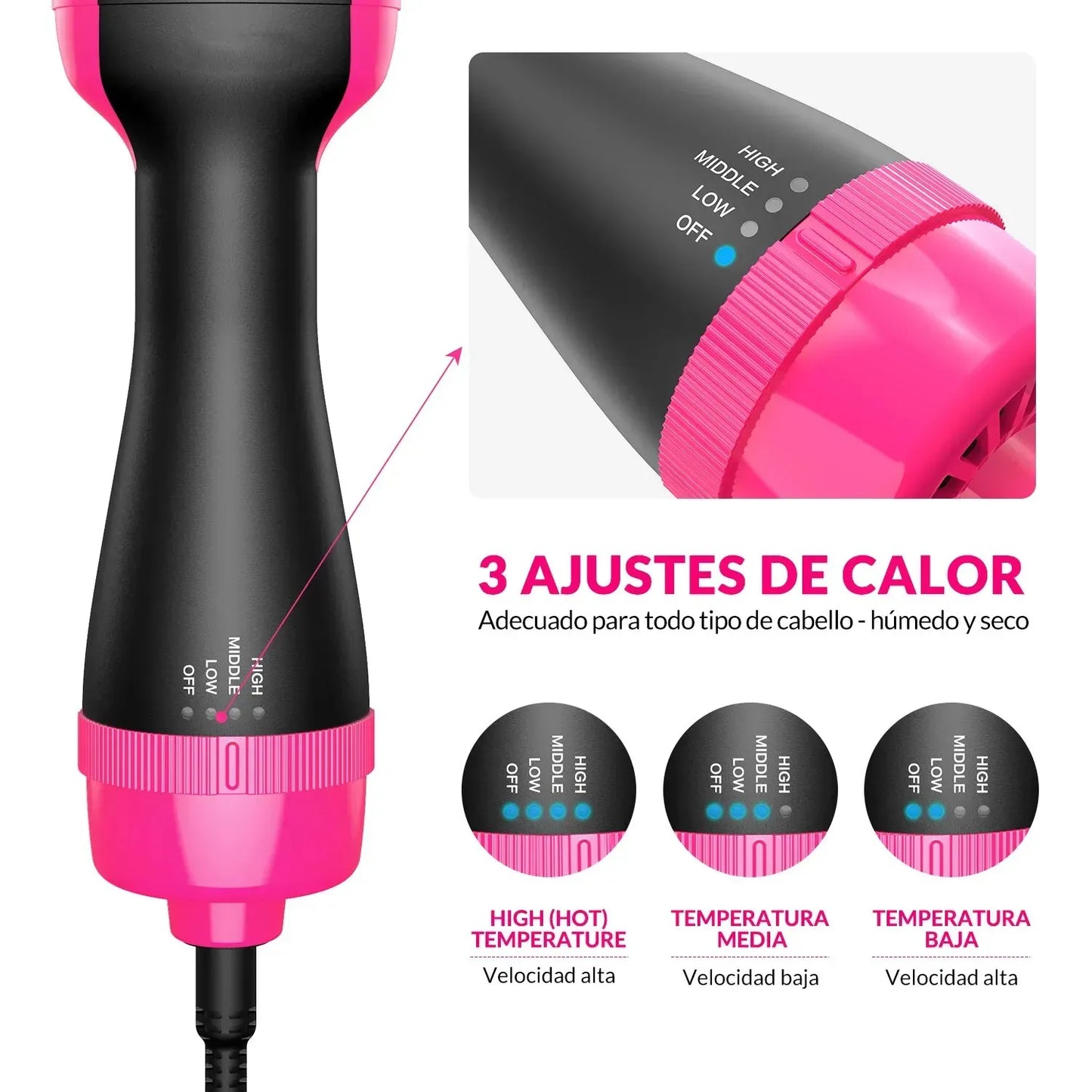 One Step Hair Dryer and Volumizer for Women
