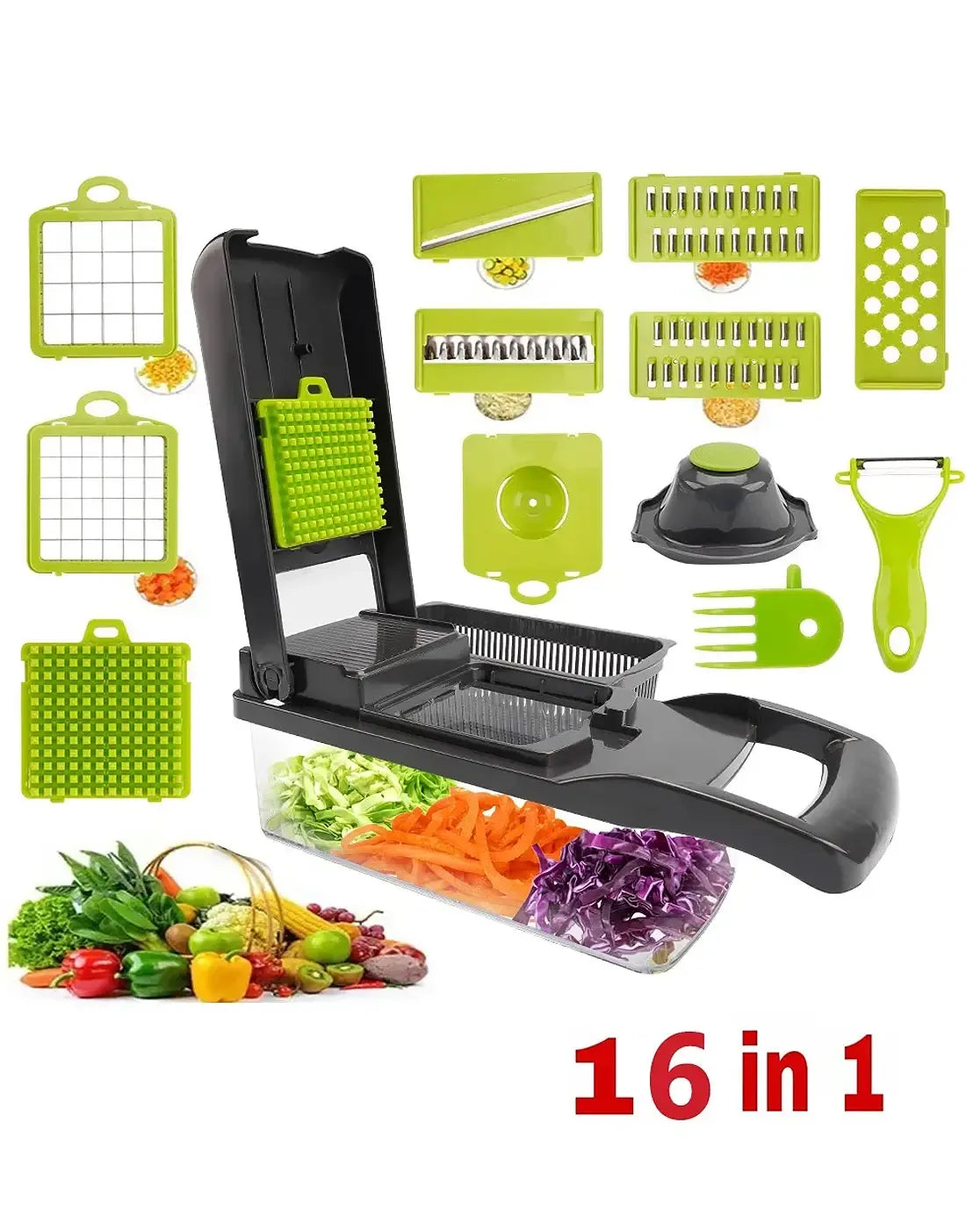 16 in 1 Multifunctional Vegetable Chopper