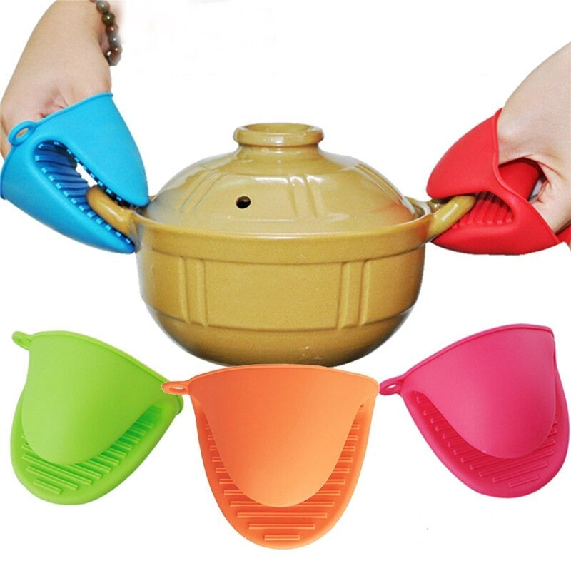 2Pcs Silicone Heat Resistant Gloves