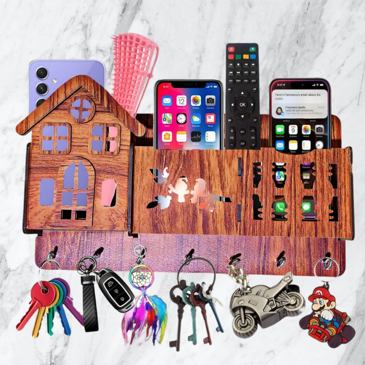 3D Home Decorative Wooden Organizer