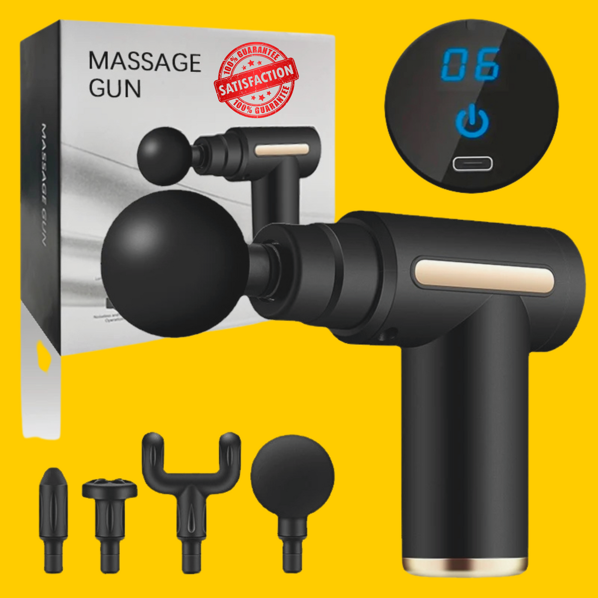 5 in 1 Multifunctional  Massage Gun