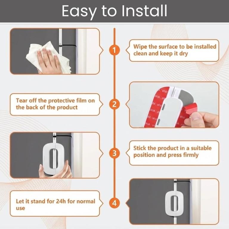 Baby Safety Refrigerator Door Lock