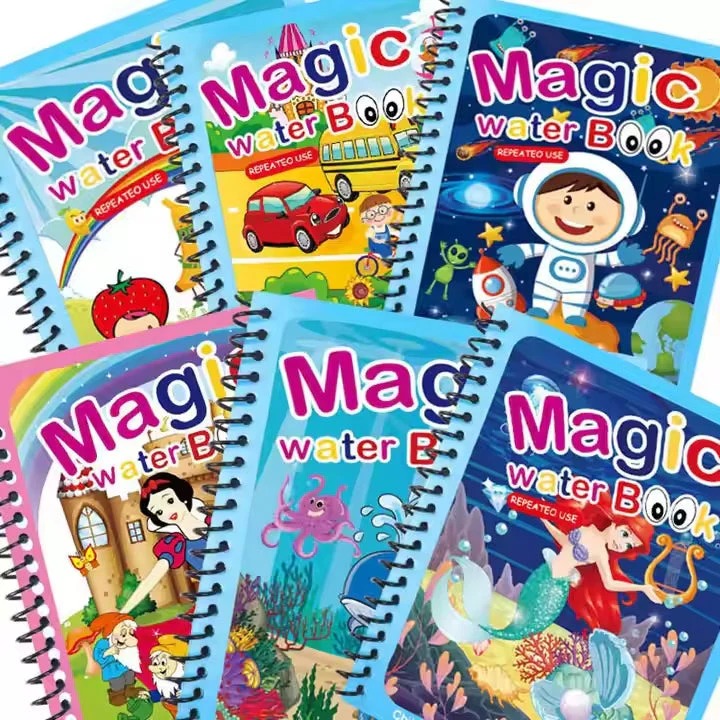 🎨 Magic Water Book Board with Magic Water Pen
