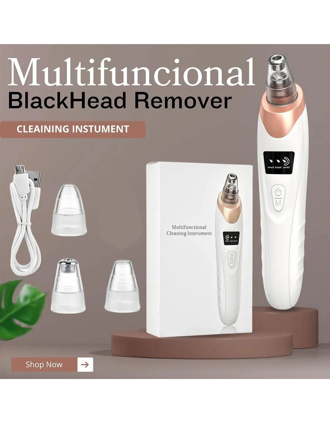 USB Rechargeable Blackhead Remover