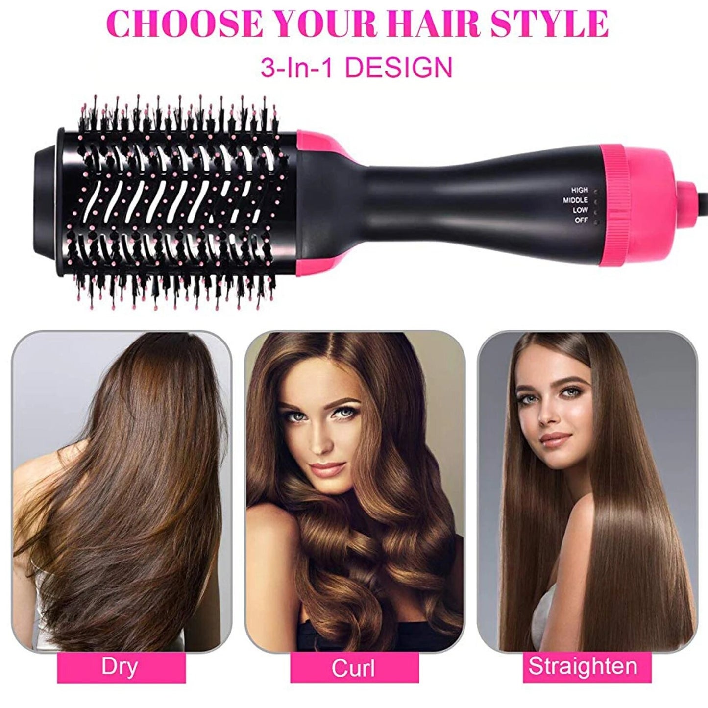 One Step Hair Dryer and Volumizer for Women