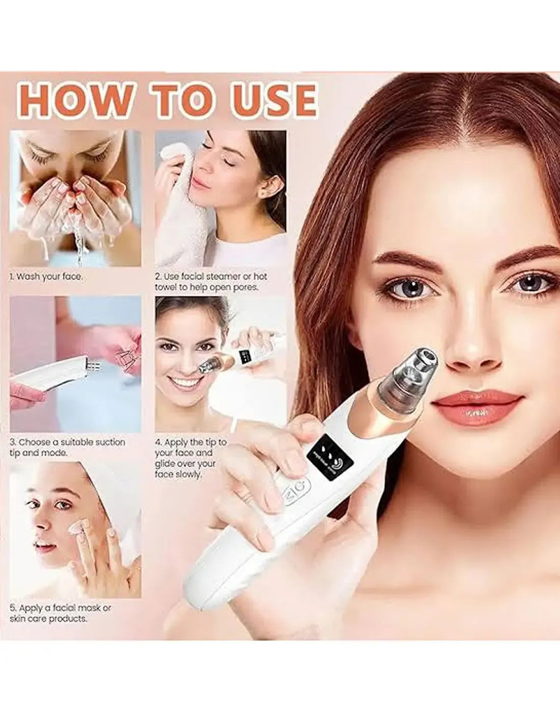 USB Rechargeable Blackhead Remover