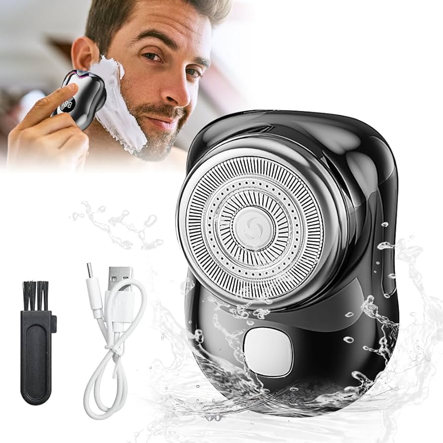 “Mini Portable Electric Shaver – Pocket Size Rechargeable Beard Trimmer | COD Pakistan”